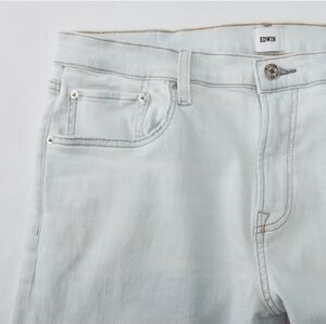 NWT EDWIN Maddox Slim Endurance Jeans Stretch Outcast Faded Light Denim 30/33